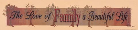 Framed Love of Family Beautiful Print