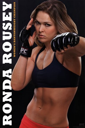 Framed UFC - Ronda Rousey Print