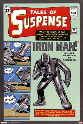 Framed Iron Man - Tales of Suspense # Print