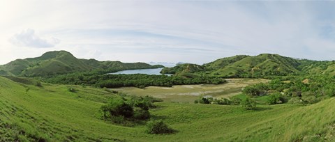 Framed Island, Rinca Island, Indonesia Print