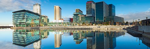 Framed Media City at Salford Quays, Greater Manchester, England 2012 Print