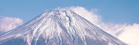 Framed Snow Capped Mt Fuji Yamanashi Japan Print