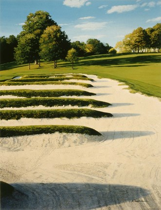 Framed Golf Course 7 Print