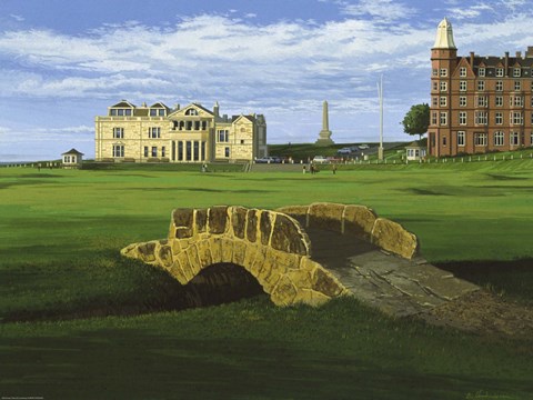 Framed Golf Course 10 Print