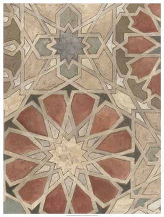 Framed Non-Embellished Marrakesh Design I Print