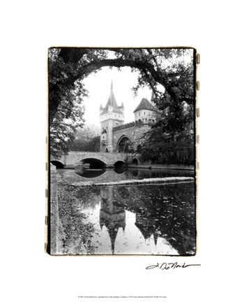 Framed Castle Reflections, Vajdahunyad Print