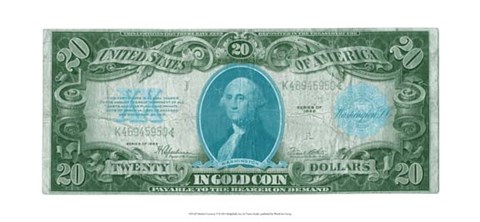 Framed Modern Currency V Print