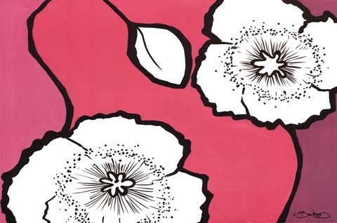Framed Flowers in Unity - Pink Print