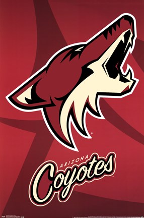 Framed Arizona Coyotes&#174; - Logo 14 Print