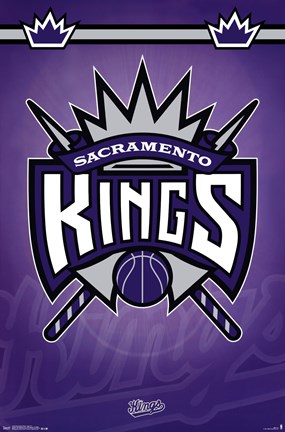 Framed Sacramento Kings - Logo 14 Print