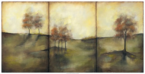 Framed Oversize Autumnal Meadow I Print