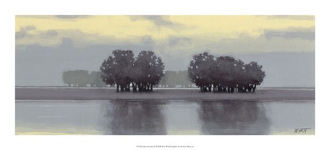 Framed Lake Amethyst II Print