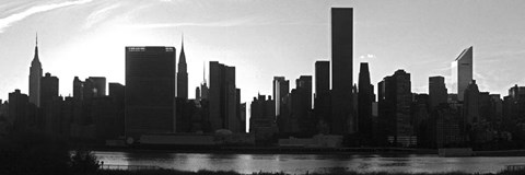 Framed Panorama of NYC VI Print