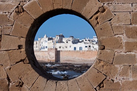 Framed Fortified Architecture of Essaouira, Morocco Print
