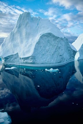 Framed Icebergs and seascapes, Antarctica Print