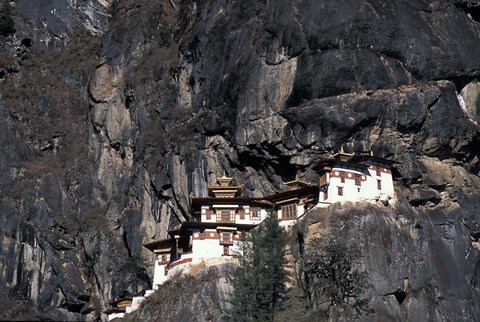 Framed Taksang Monastery, Bhutan Print