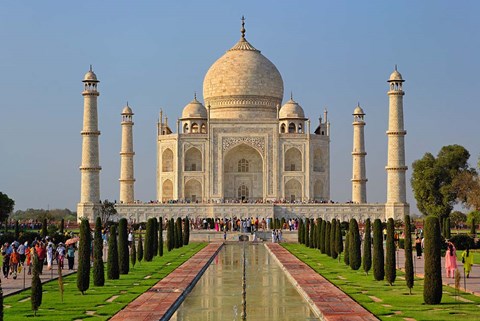 Framed Taj Mahal, Agra, India Print