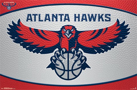 Framed Atlanta Hawks - Logo 14 Print