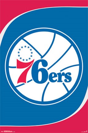 Framed Philadelphia 76ers - Logo 14 Print