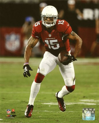 Framed Michael Floyd 2014 with the ball Print