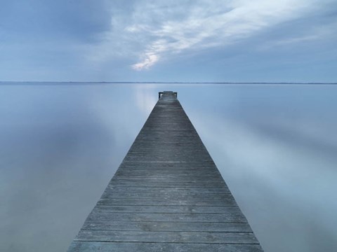 Framed Long Pier Print