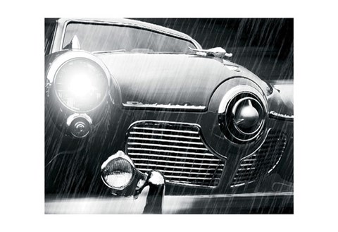 Framed Studebaker Rain Print