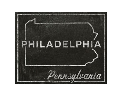 Framed Philadelphia, Pennsylvania Print