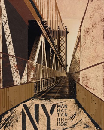 Framed Manhattan Bridge Print