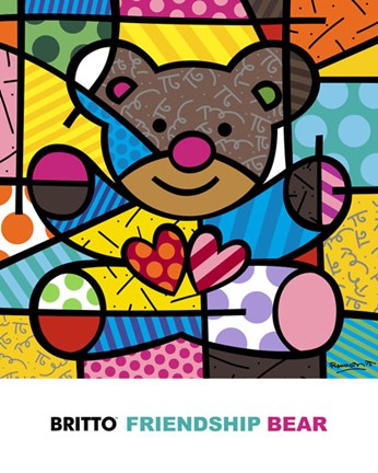 Framed Friendship Bear Print