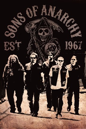 Framed Sons of Anarchy - Reaper Crew Print