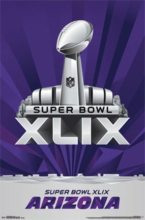 Framed Super Bowl XLIX - Logo Print