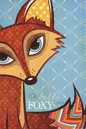 Framed Oh Hello Foxy Print