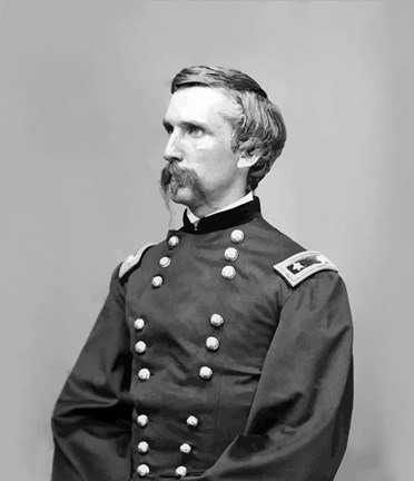 Framed General Joshua Lawrence Chamberlain (left profile) Print