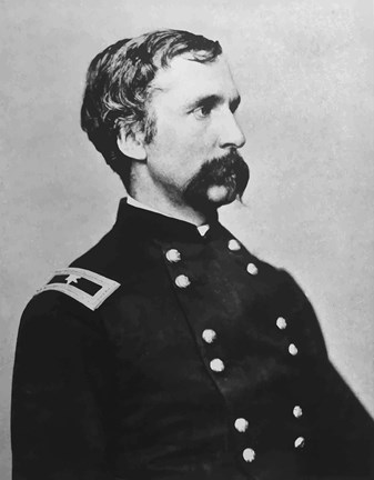 Framed General Joshua Lawrence Chamberlain (right profile) Print