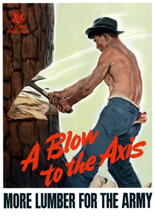 Framed Blow to the Axis Print
