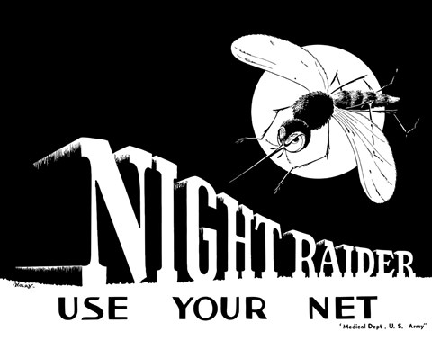 Framed Night Raider, Use Your Net Print