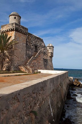 Framed Cojimar Fort, Cojimar, Cuba Print