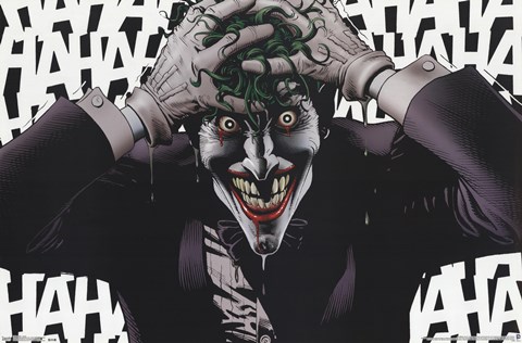 Framed Joker - Crazy Print