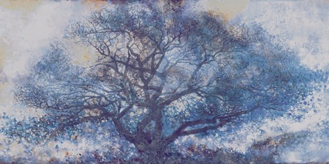 Framed Moonlight Tree Print