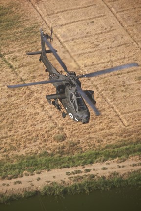 Framed AH-64D Apache Print