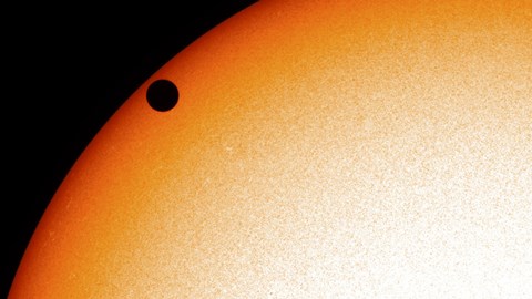 Framed Venus Transit across the Sun 2012 Print