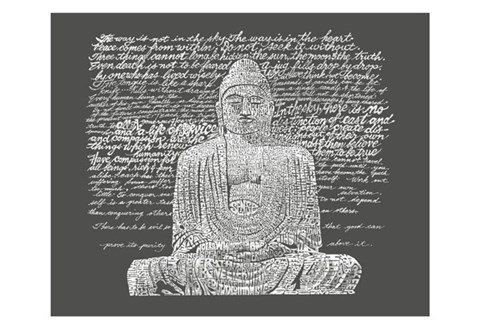 Framed Zen Buddha Sayings Print