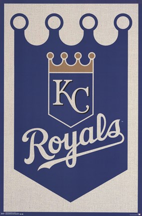 Framed Kansas City Royals™ - Logo 15 Print