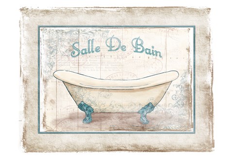 Framed Salle De Bain Print
