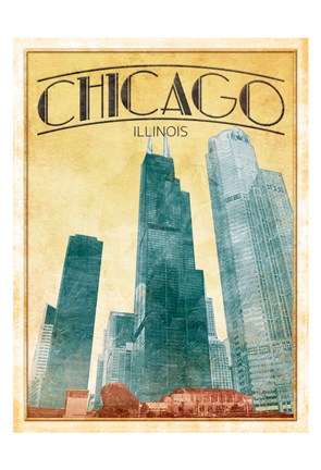 Framed Chicago Cover Print