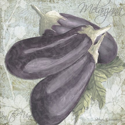 Framed Buon Appetito Eggplant Print