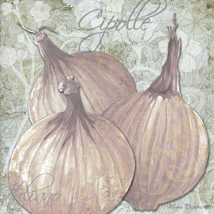 Framed Buon Appetito Red Onions Print