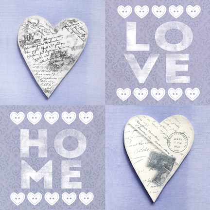 Framed Home Love Print