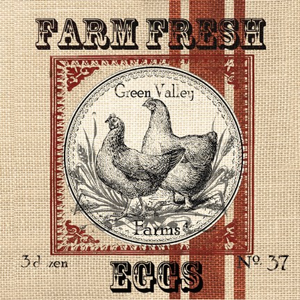 Framed Organic Farm II Print