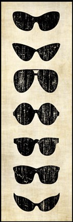 Framed Glasses Print